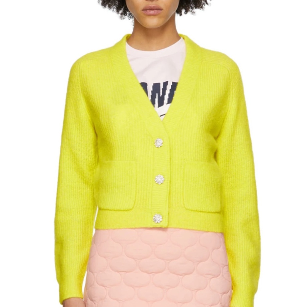 GANNI Wool Cardigan